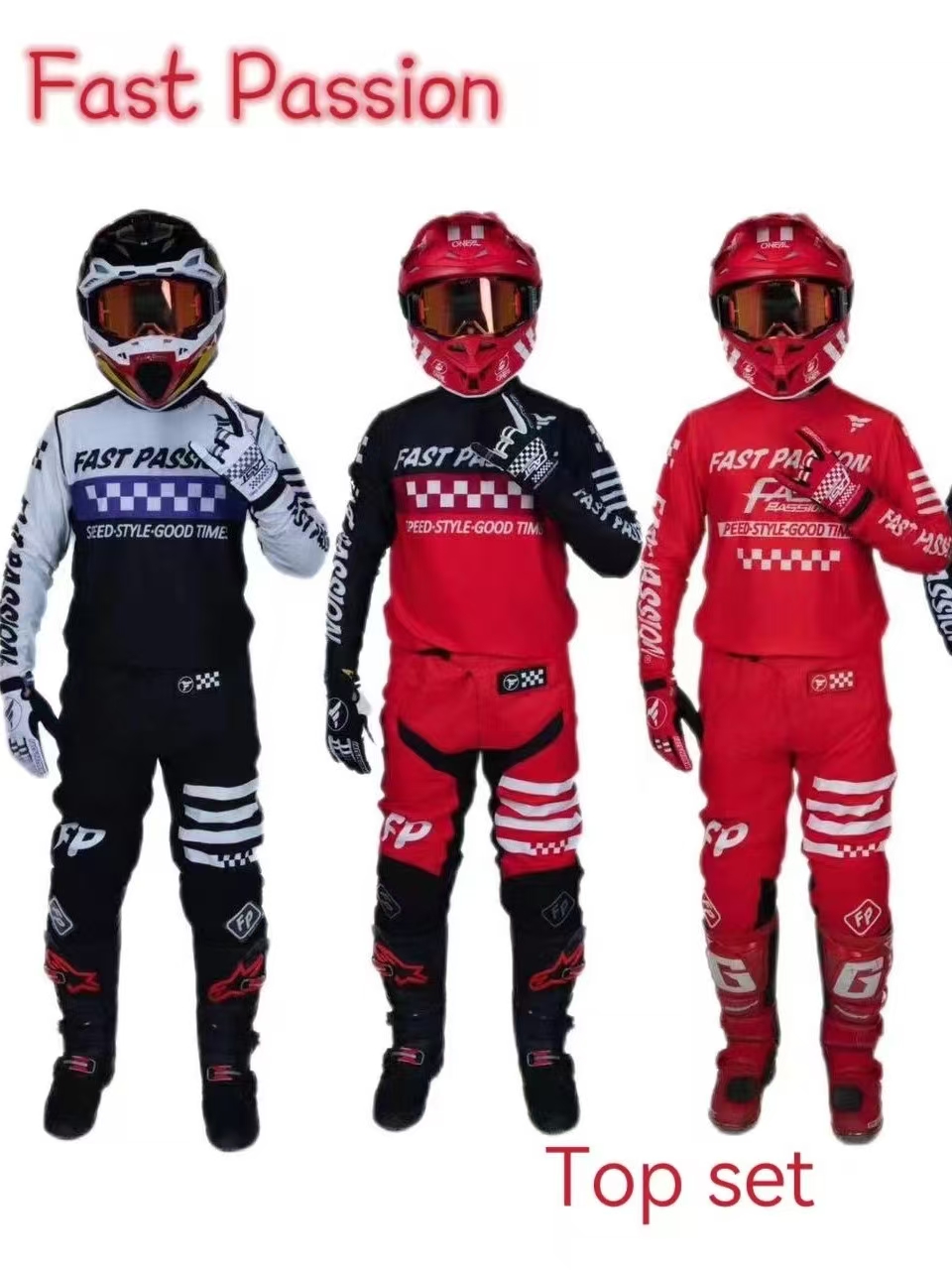 Motorcycle Gear Full Set - Zestaw motocyklowy Fastpassion 2025 dla Foxa,