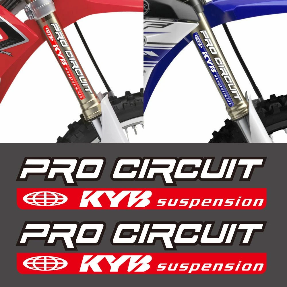 Motorcycle Gear Deals - Naklejki na zawieszenie motocyklowe PRO CIRCUIT