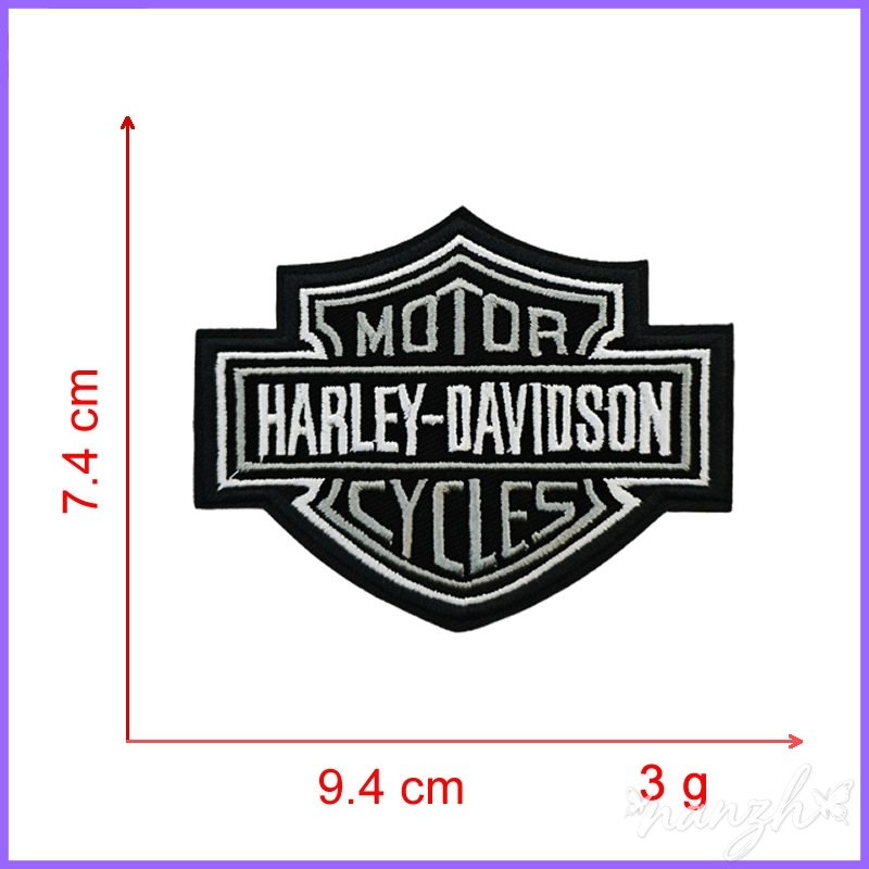 Motorcycle Gear Harley Davidson - Dekoracyjna naszywka na rzep, naszywka z