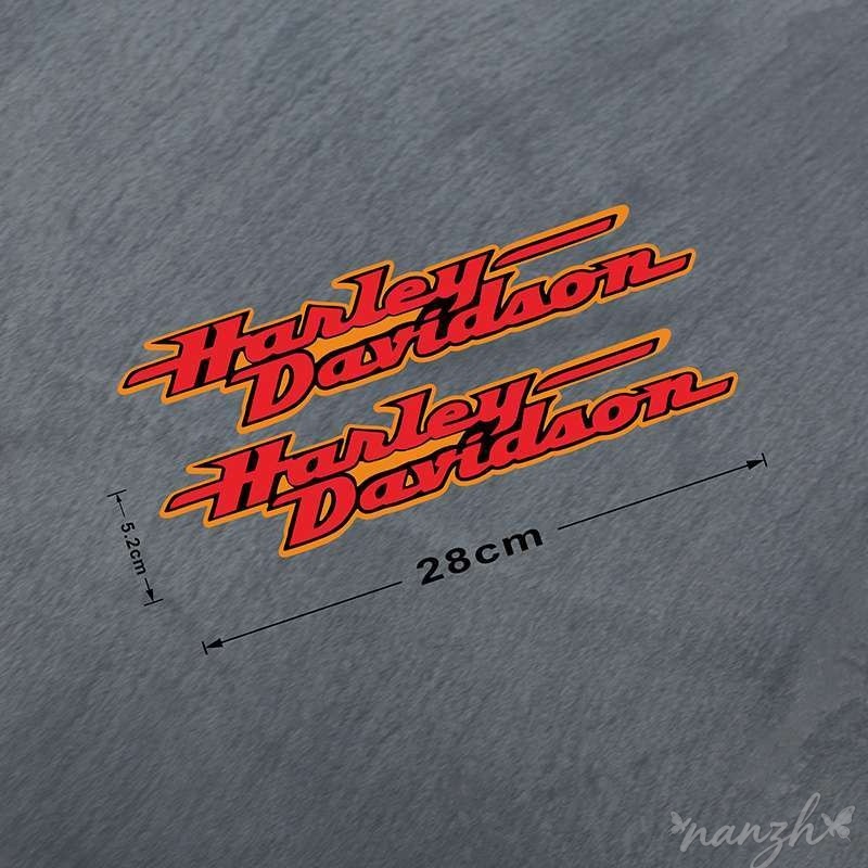 Motorcycle Gear Harley Davidson - Odblaskowe, wodoodporne naklejki na zbiornik paliwa