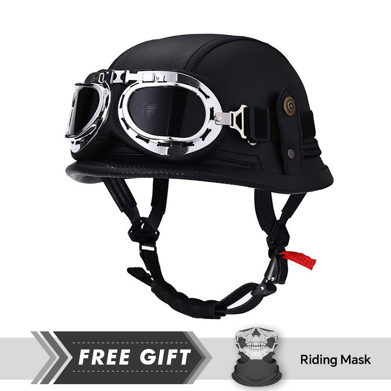 Klasyczny kask ochronny na pół – Motorcycle Gear In Store recenzja i cena
