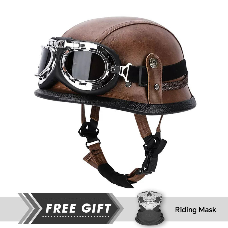 Klasyczny kask ochronny na pół – Motorcycle Gear In Store recenzja i cena