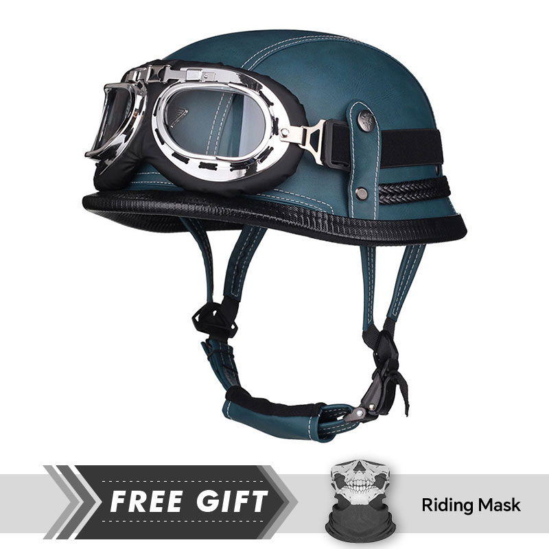 Klasyczny kask ochronny na pół – Motorcycle Gear In Store recenzja i cena