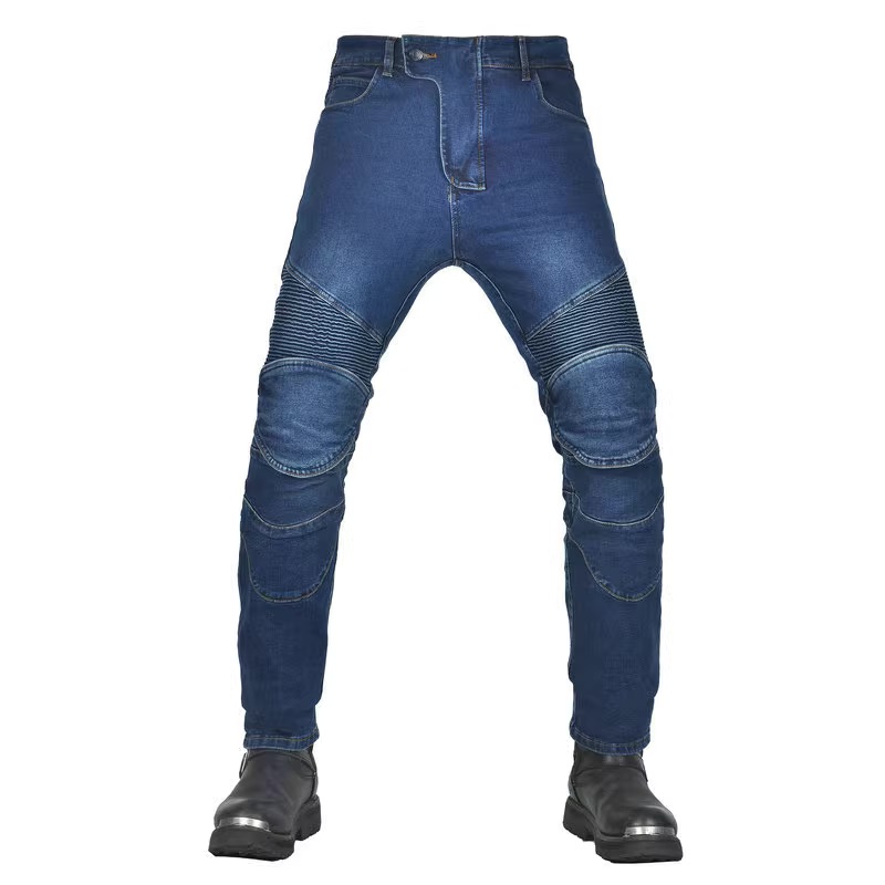 Nowe czarne szare spodnie moto – Motorcycle Gear Blue recenzja i cena
