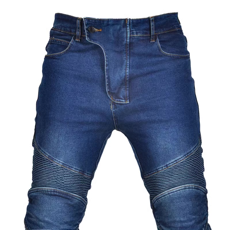 Nowe czarne szare spodnie moto – Motorcycle Gear Blue recenzja i cena
