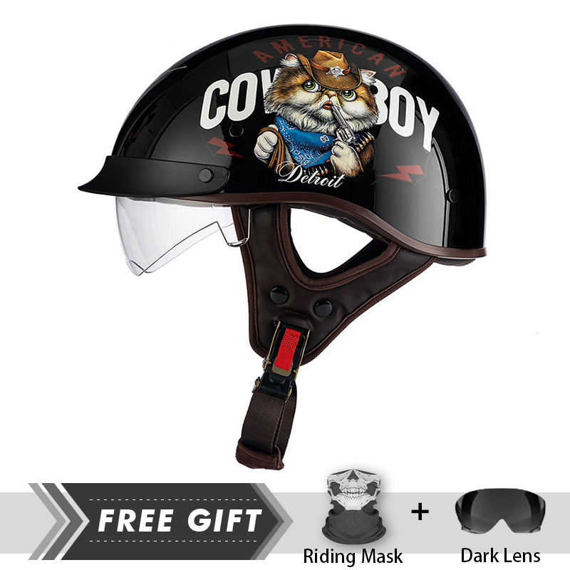 Kask na pół twarzy Crash Mężcz – Motorcycle Gear In Store recenzja i cena