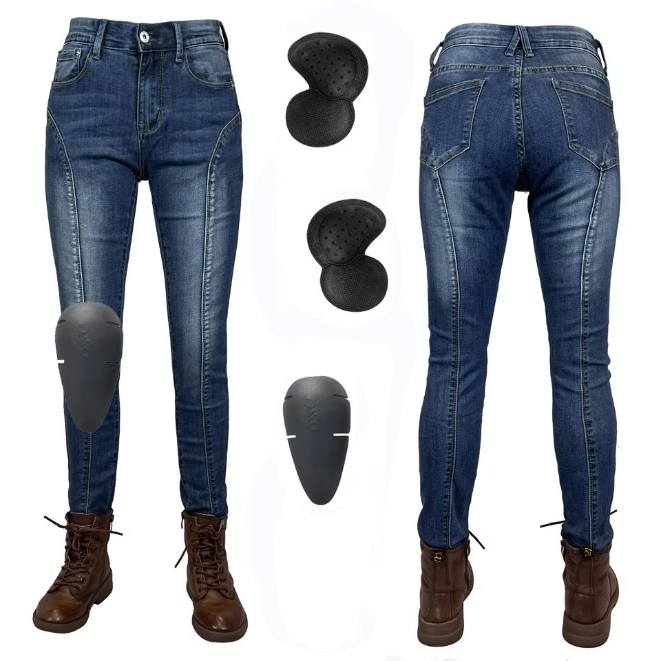 Damskie spodnie motocyklowe, n – Motorcycle Gear Blue recenzja i cena
