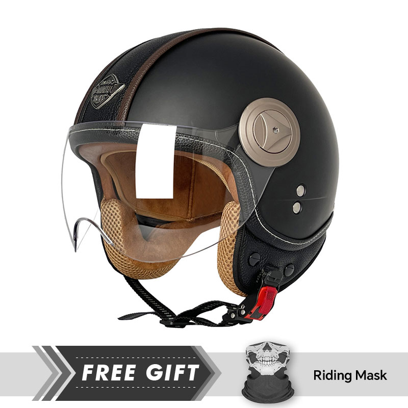 Kask otwarty 3/4 Vintage Kaski – Motorcycle Gear In Store recenzja i cena