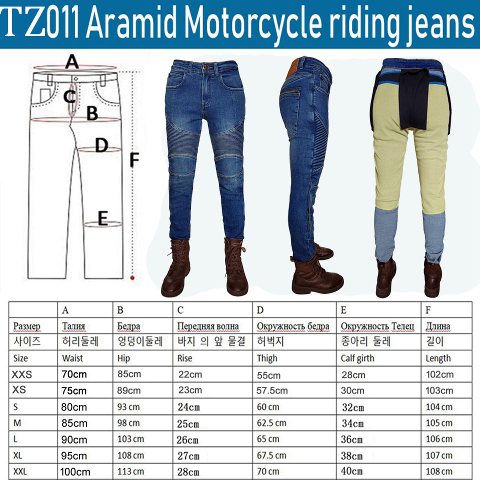 Damskie jeansy motocyklowe Kev – Motorcycle Gear Blue recenzja i cena