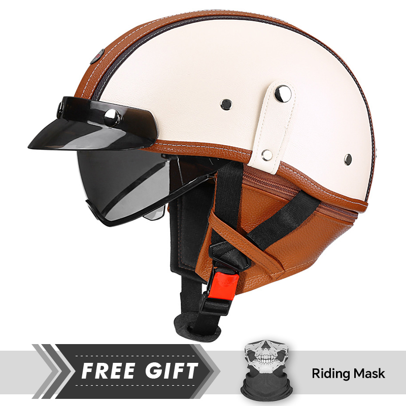 Męski Retro Kask Motocyklowy P – Motorcycle Gear In Store recenzja i cena