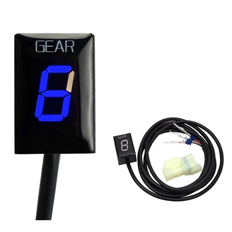 Cyfrowy wskaźnik biegów do mot – Motorcycle Gear Blue recenzja i cena