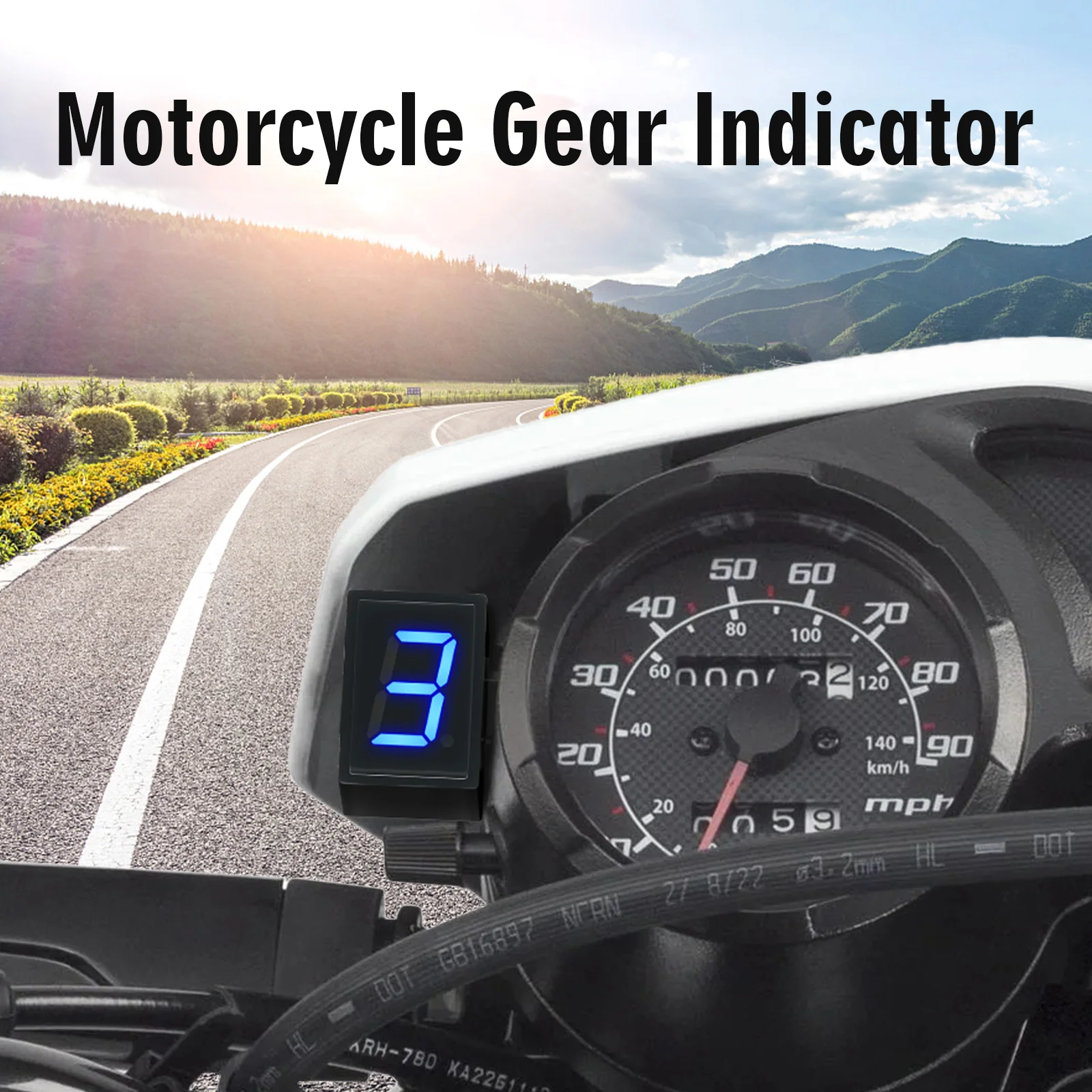 Uniwersalny cyfrowy wskaźnik b – Motorcycle Gear Blue recenzja i cena