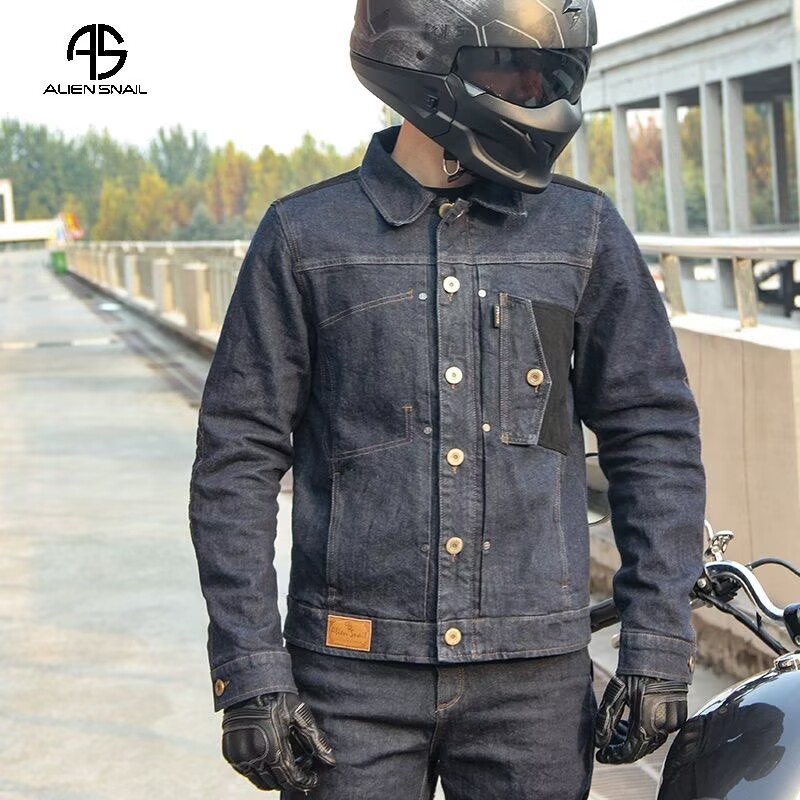 Dżinsy motocyklowe retro, nieb – Motorcycle Gear Blue recenzja i cena