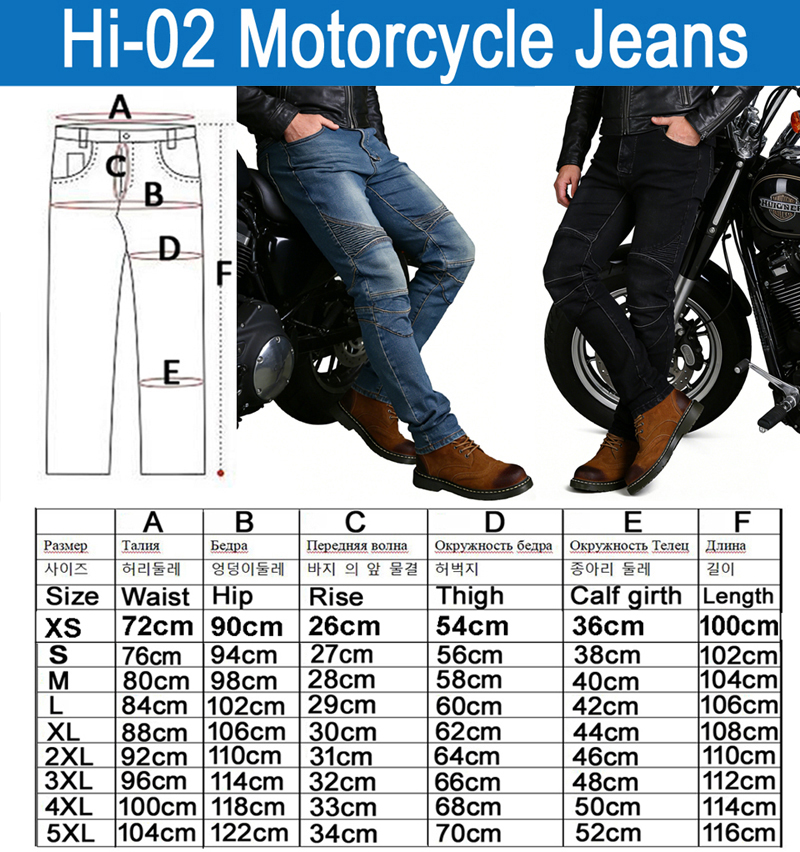 Męskie jeansy motocyklowe, nie – Motorcycle Gear Blue recenzja i cena